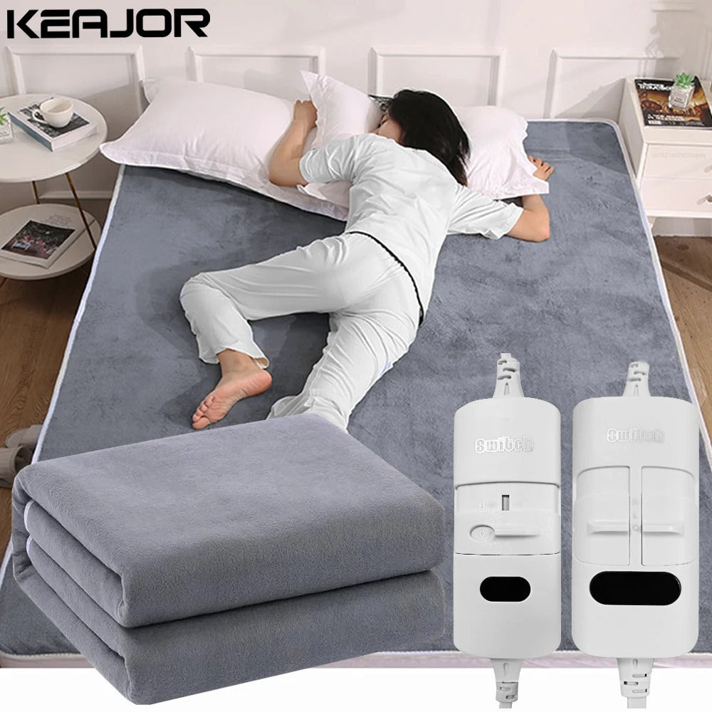Coperta Elettrica 220V con Termostato Automatico Coperta Riscaldante