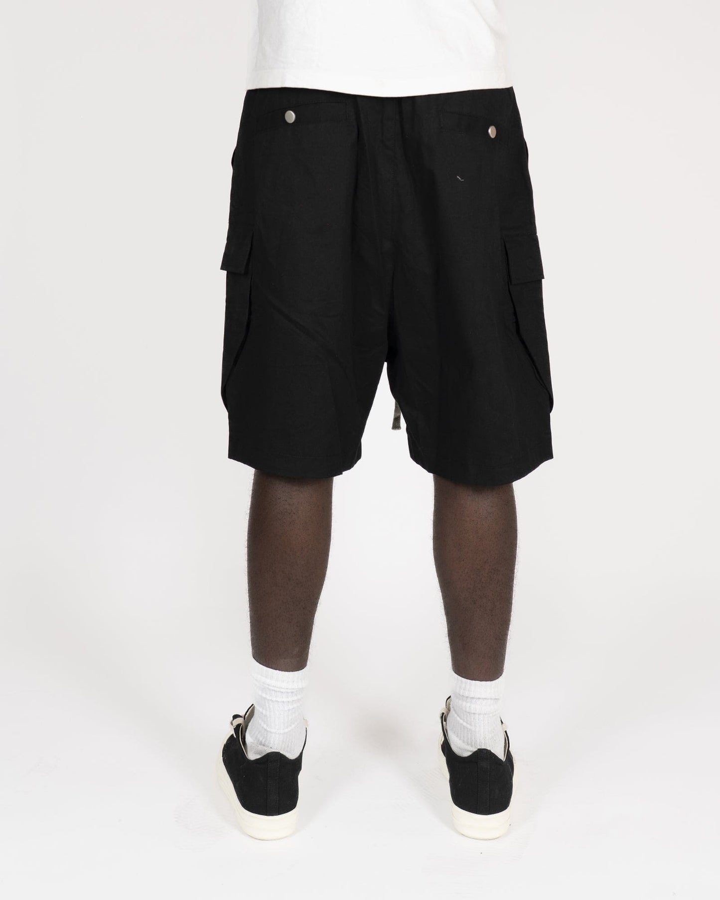 Bermuda Streetwear Neri™ | Chiusura con Zip e Dettagli a Contrasto