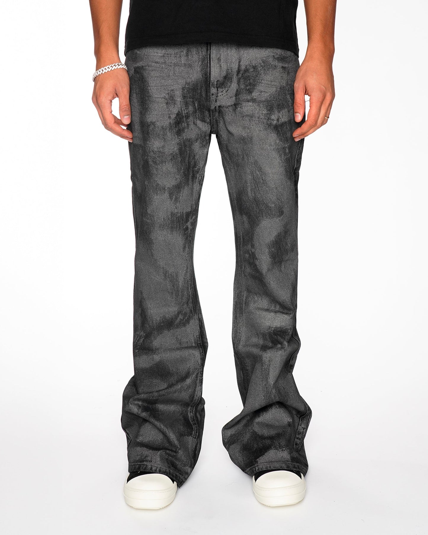 Jeans Neri Effetto Washed™ | Vestibilità Ampia e Stile Streetwear
