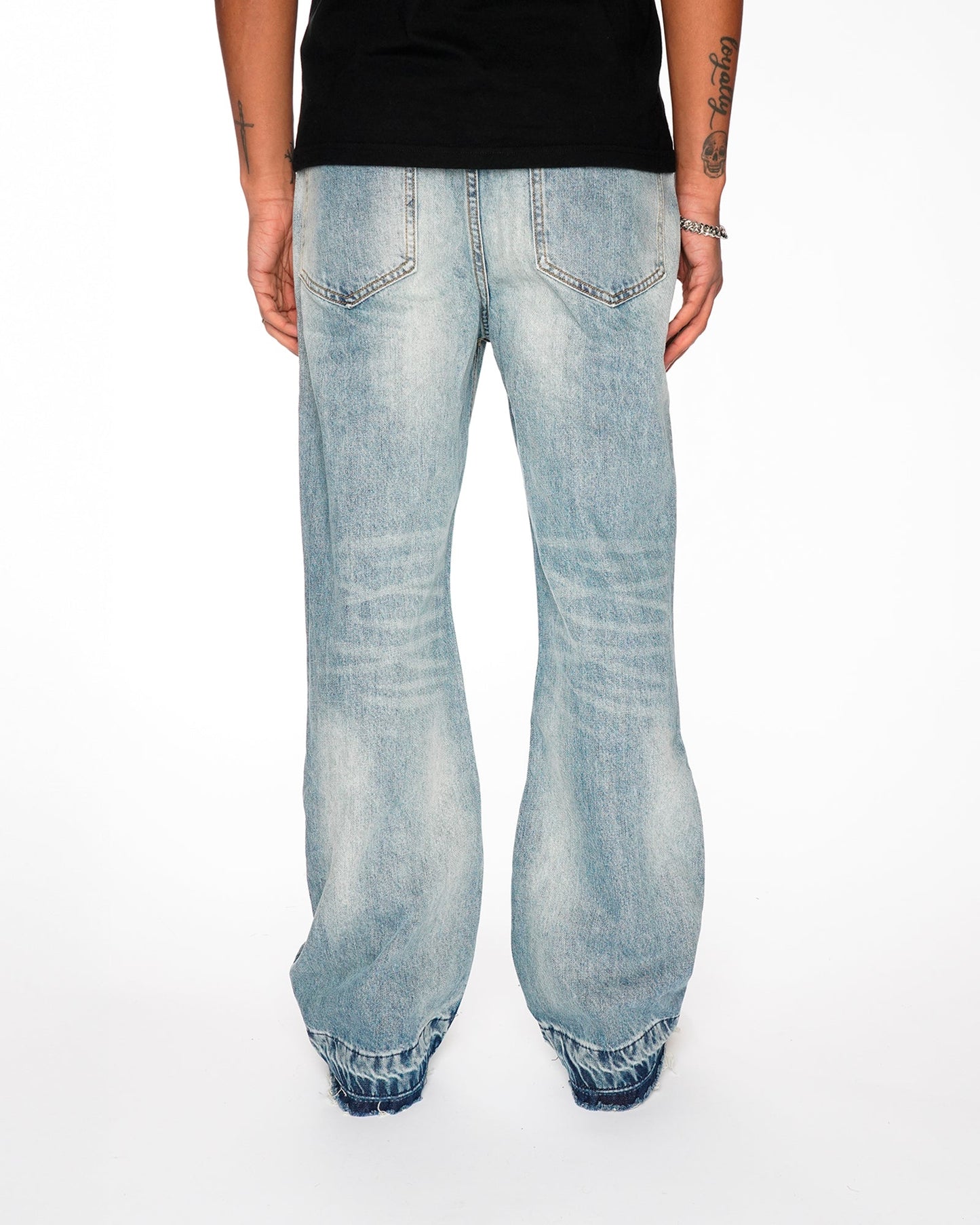 Jeans Strappati™ | Stile Streetwear in Denim Chiaro