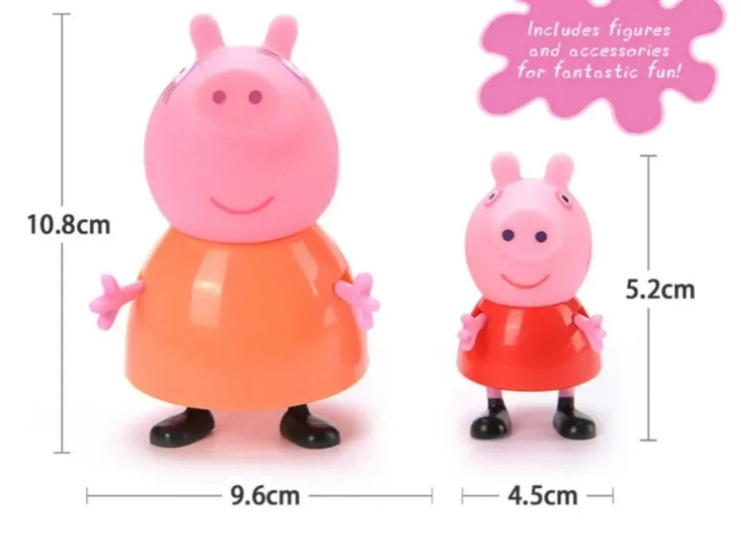 Set 4 Pezzi Giocattoli Pepa Pig Famiglia George Action Figures
