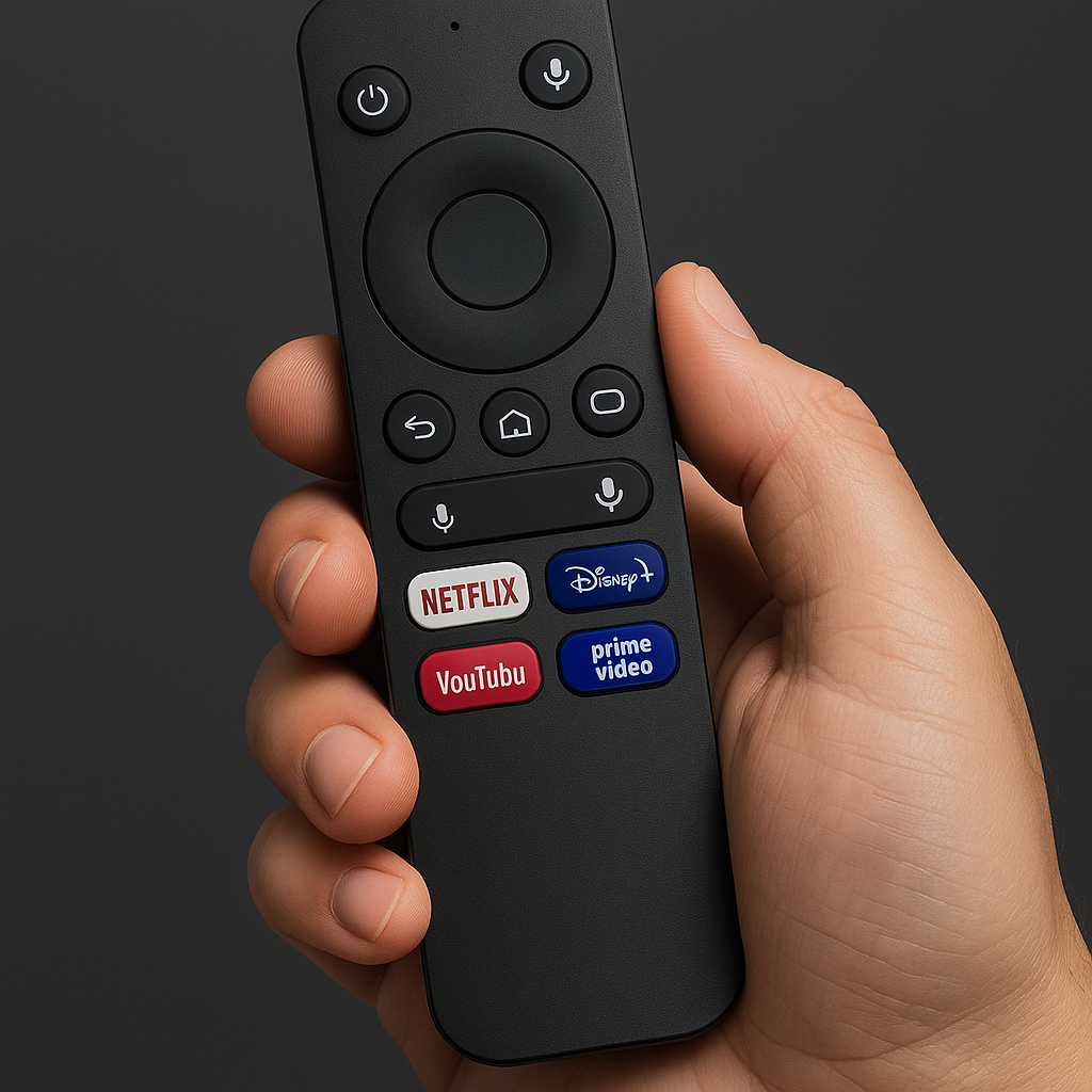Smart TV Android 4K – 8GB RAM, 128GB, Wi-Fi Veloce e Telecomando Mouse