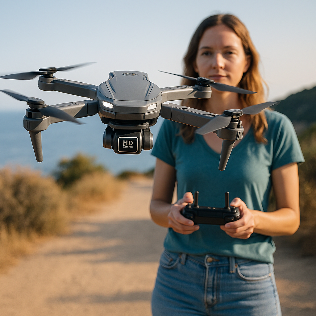 Drone with dual camera 8k