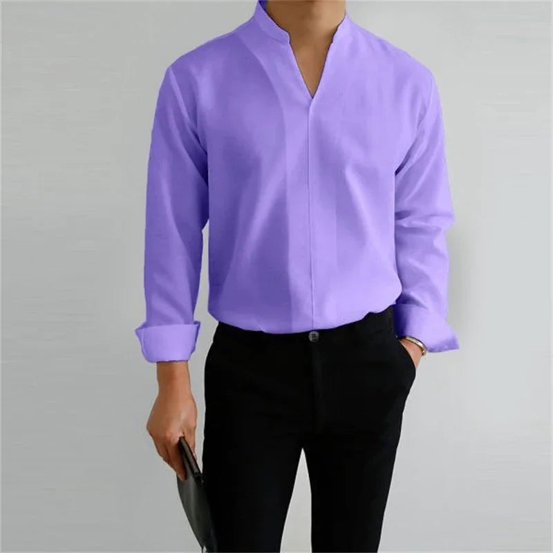 Camicia in Lino Uomo™ | Eleganza Casual e Comfort Garantito