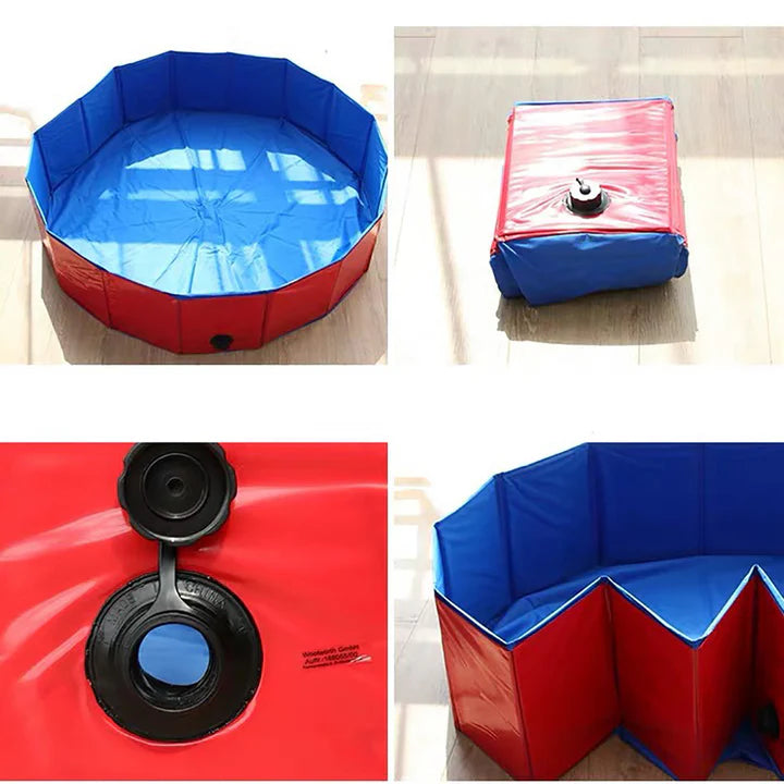 Piscina Pieghevole per Cani e Bambini™ | Divertimento Estivo in Sicurezza