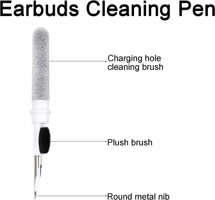 Kit Pulizia 3 in 1 per AirPods e Auricolari Bluetooth