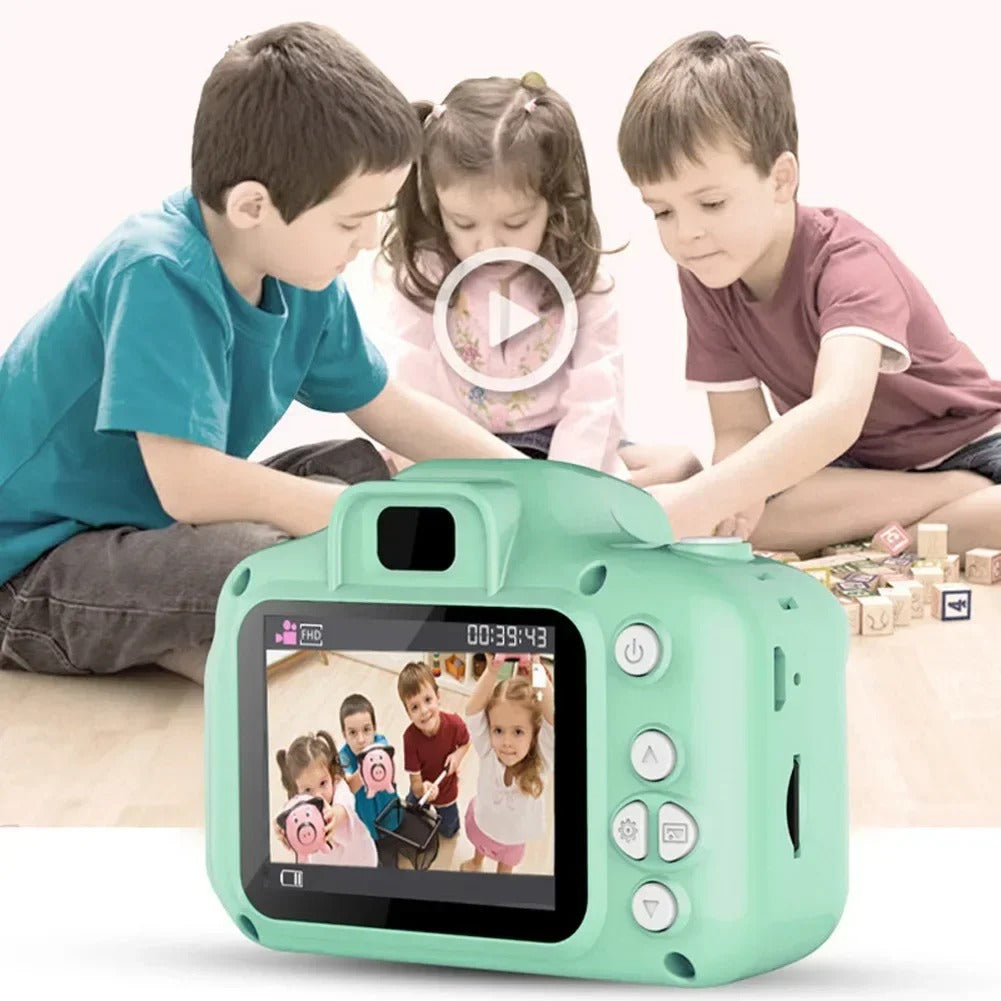 Waterproof camera for children 1080p HD with color display
