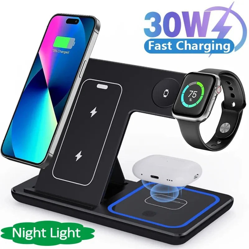 Wireless 3 in 1 from 30W for iPhone and smartwatch