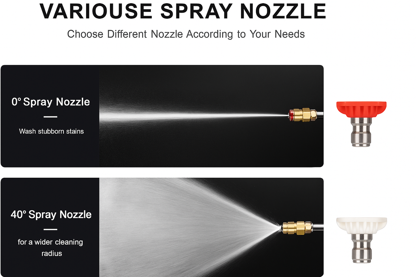 Idropulitrice 48V™ | Pulizia Potente a Batteria – 5m di Tubo