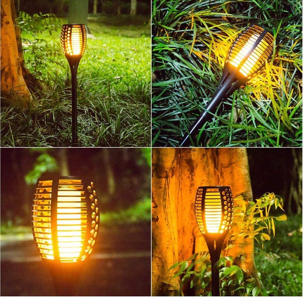 2 waterproof garden flame flame flame string torches