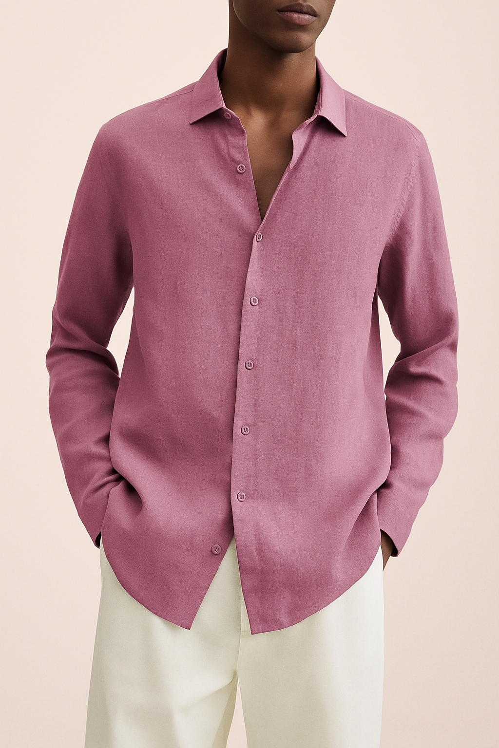 Camicia Elegante in Lino Uomo™ | Freschezza Naturale e Stile Raffinato