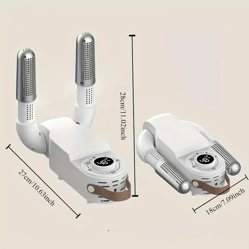 Portable dryer with timer and perfumer