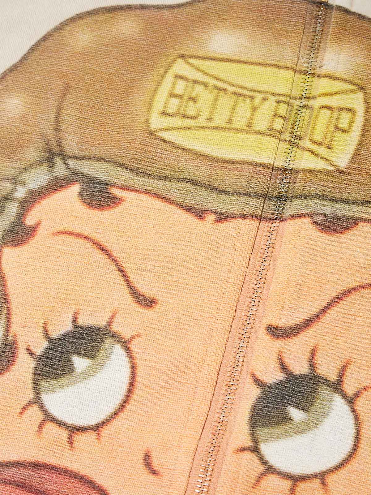 BOUNCE BACK™ | Felpa con Cappuccio Streetwear con Stampa Girl Boxer Cartoon