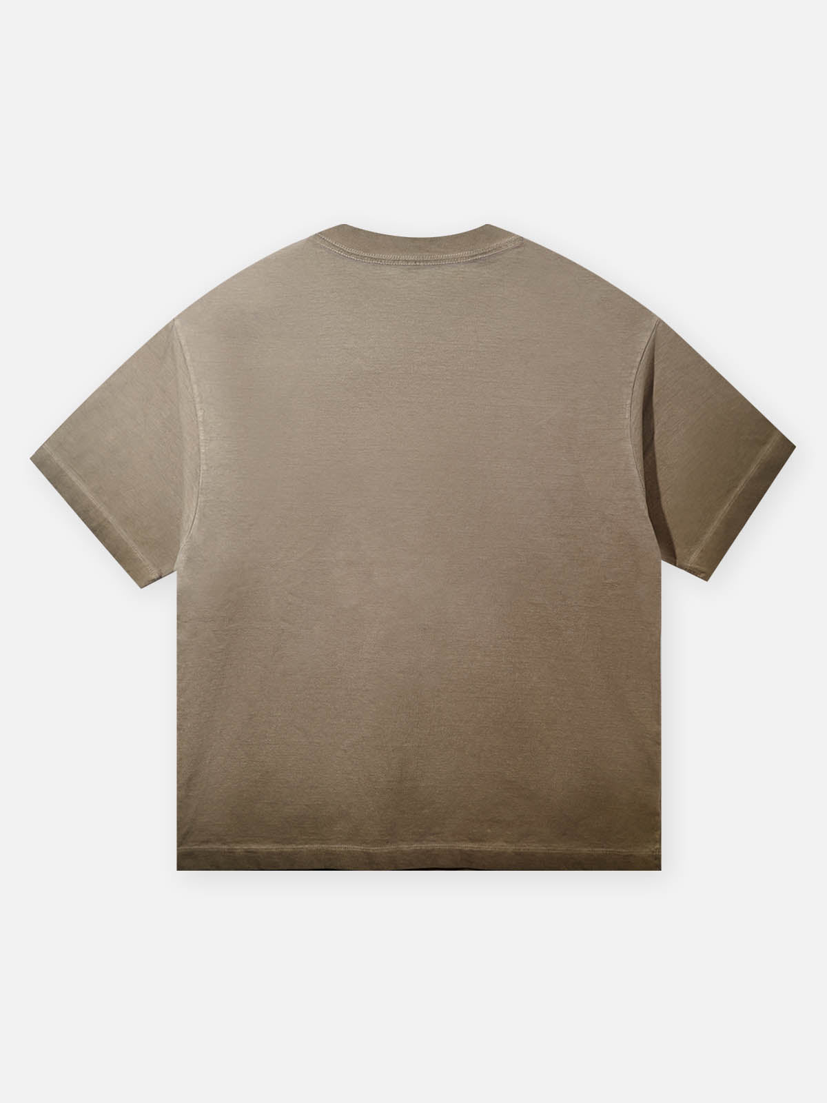BOUNCE BACK™ | Maglia Streetwear Marrone con Grafica Sfumata