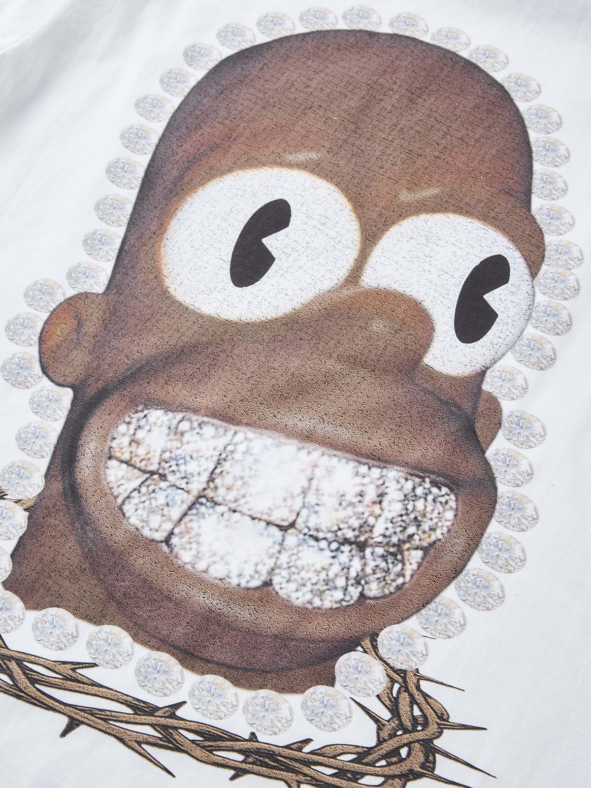BOUNCE BACK™ | Maglia Oversize con Grafica Simpson e Sorriso Dente di Diamante