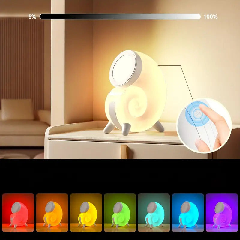 Wireless charger with colored environmental light with USB charging