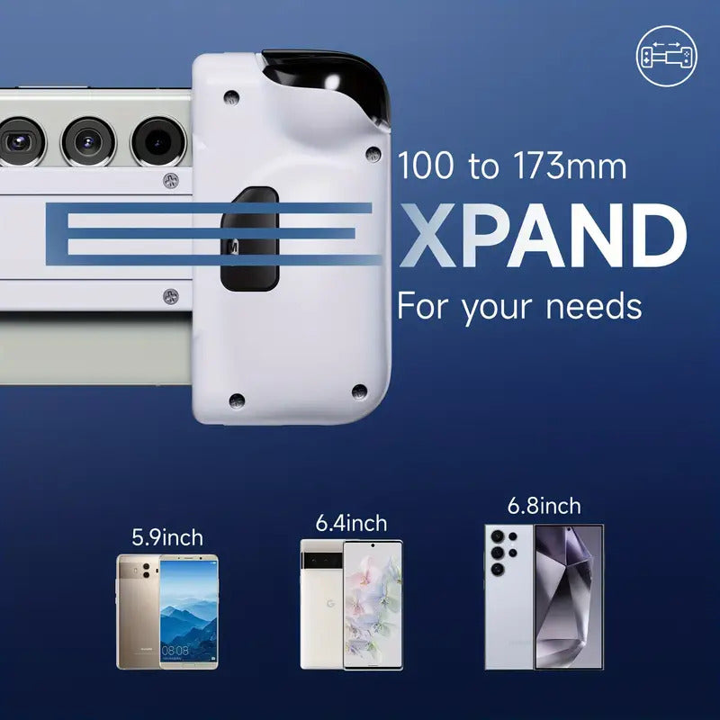 Mobile games controller with vibration sensors