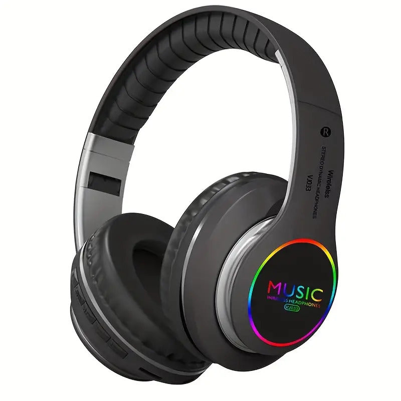 Cuffie wireless con illuminazione e suono surround
