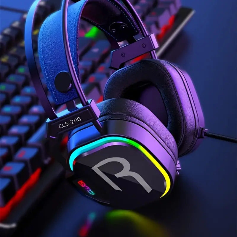 Game headphones with 360 ° microphone