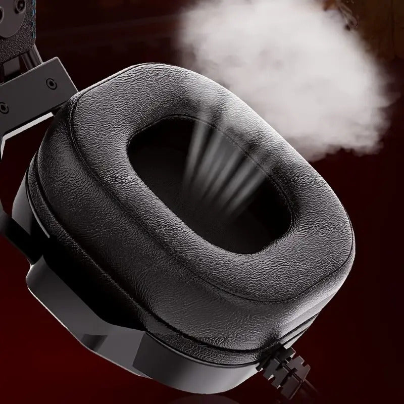 Game headphones with 360 ° microphone