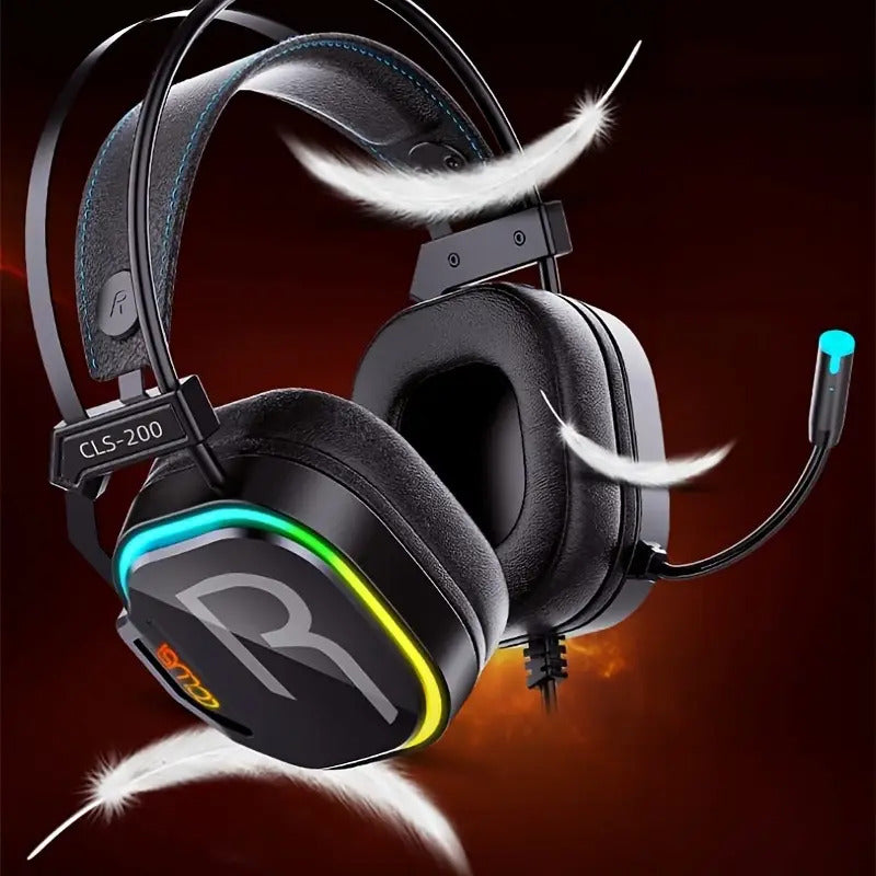 Game headphones with 360 ° microphone
