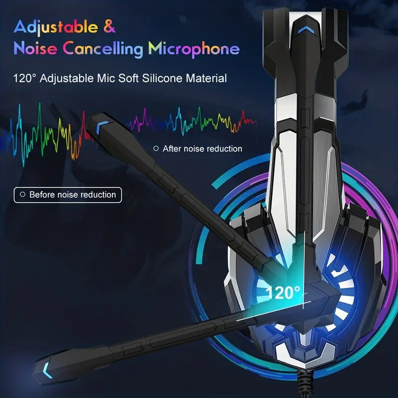 Professional game headphones compatible with all devices