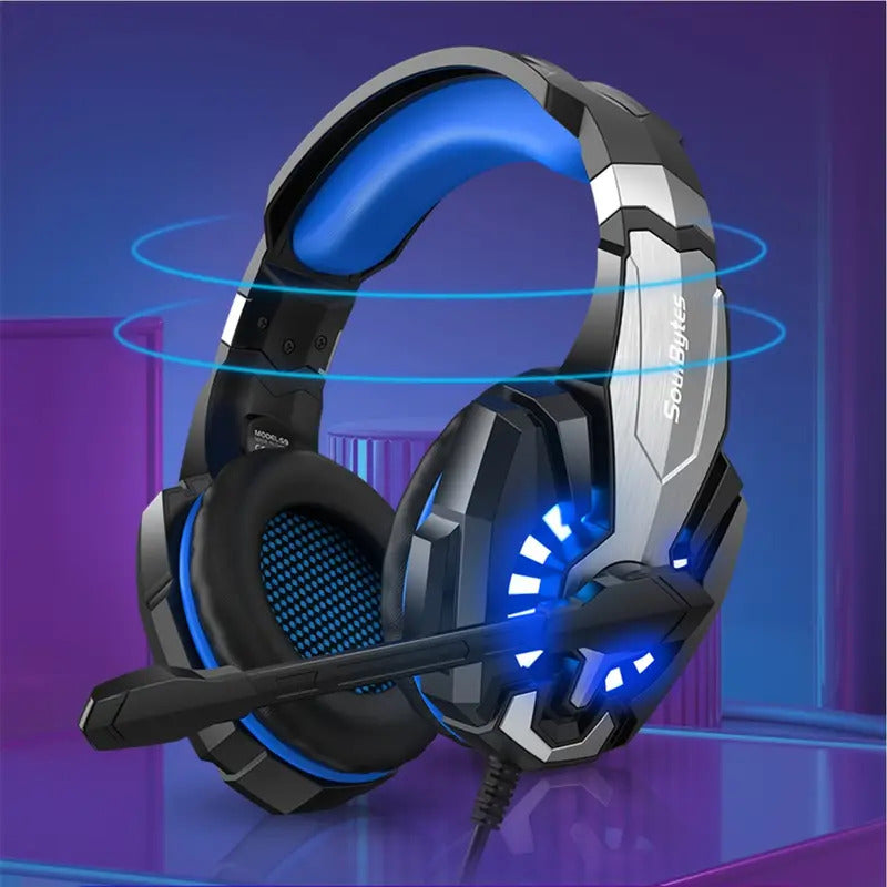 Professional game headphones compatible with all devices