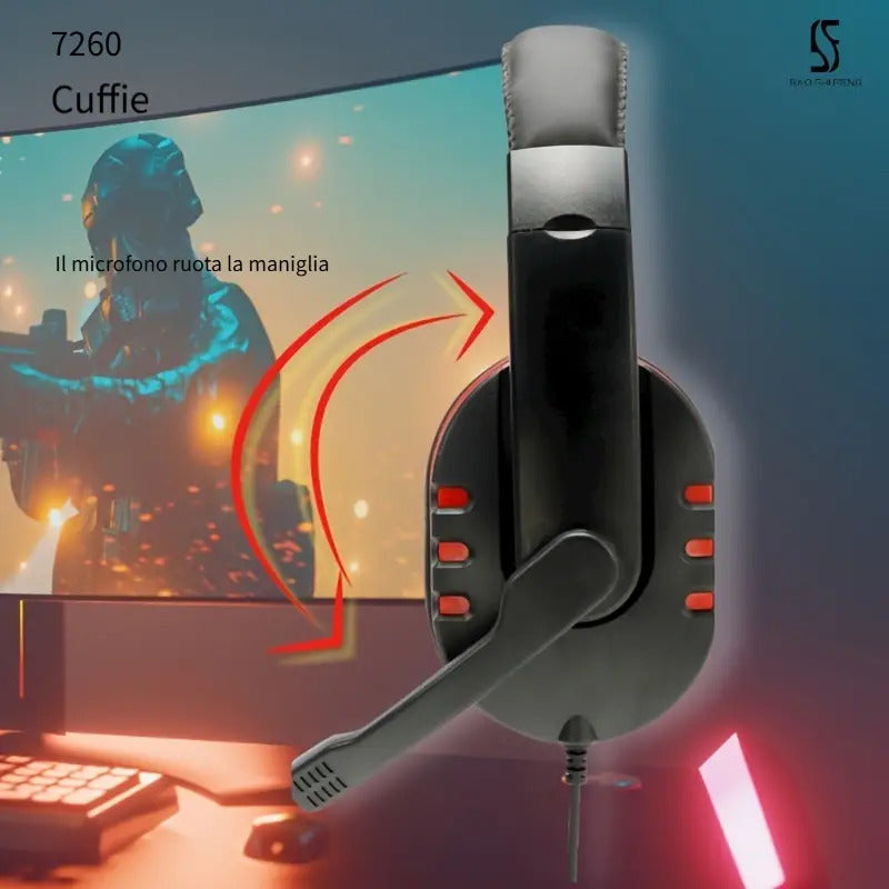 Gaming headphones with advanced technology