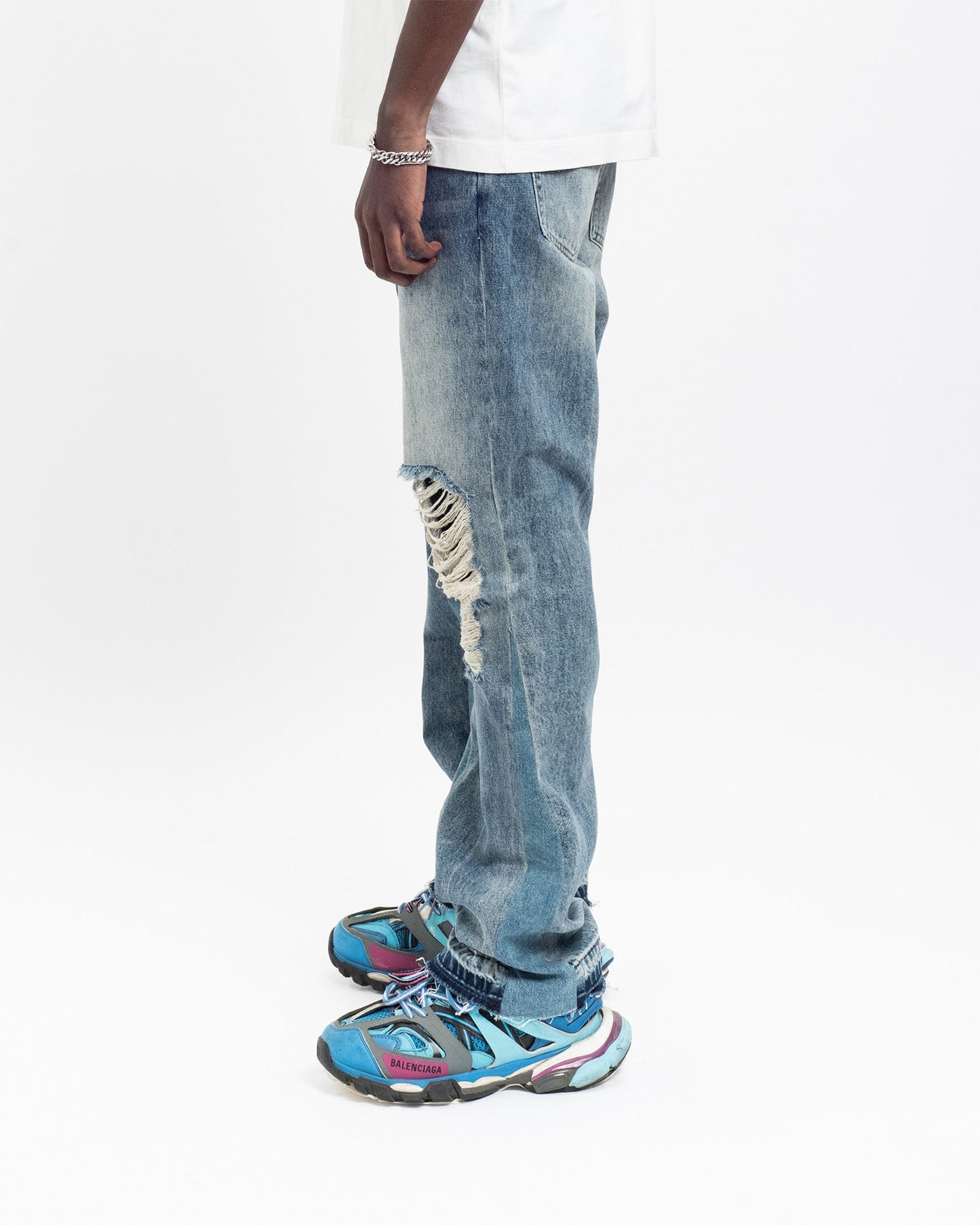 Jeffery Flare Denim™ | Denim Flare Uomo Lavaggio Vintage