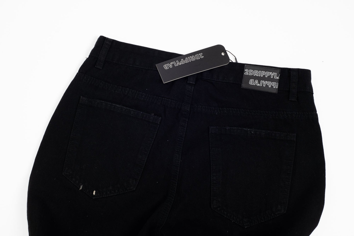 Flared Denim™ | Jeans Flare Nero-Grigio Bicolore