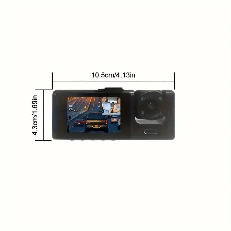Dash Cam Double Gyioeupt 1080p Full HD night vision and loop recording