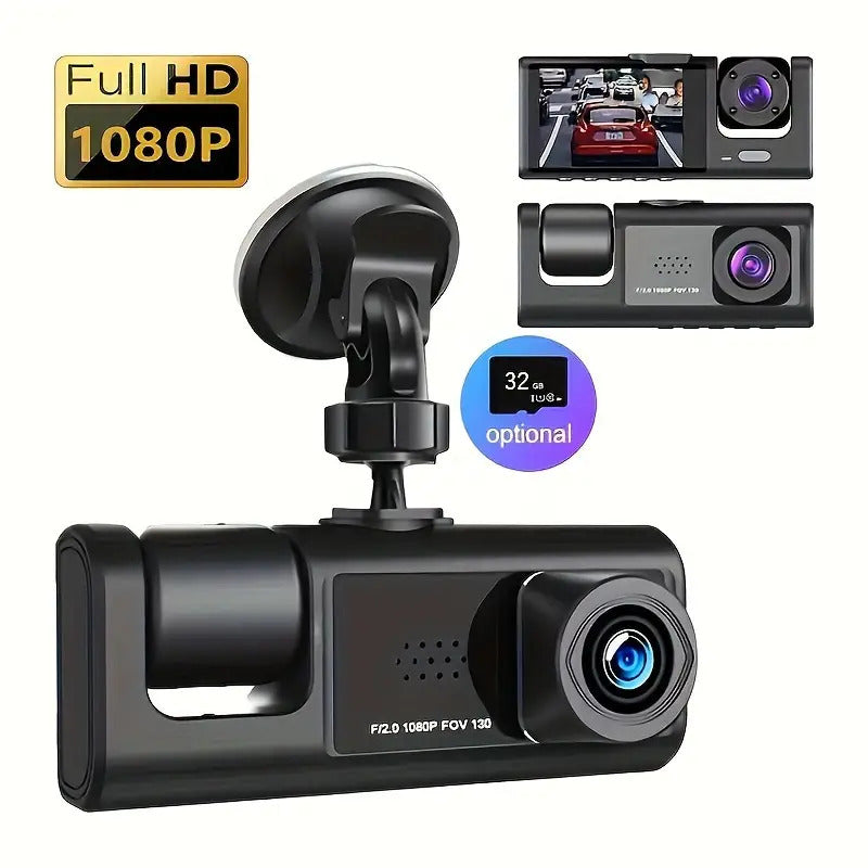 Dash Cam Double Gyioeupt 1080p Full HD night vision and loop recording