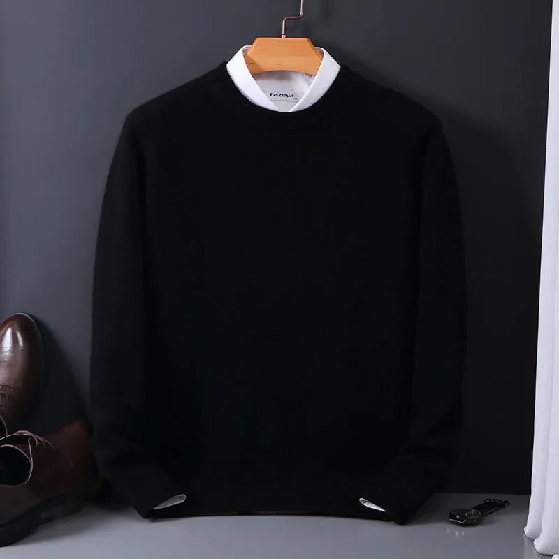 Maglione da Uomo in Cashmere™ | Eleganza e Comfort Invernale – Modello Oliver