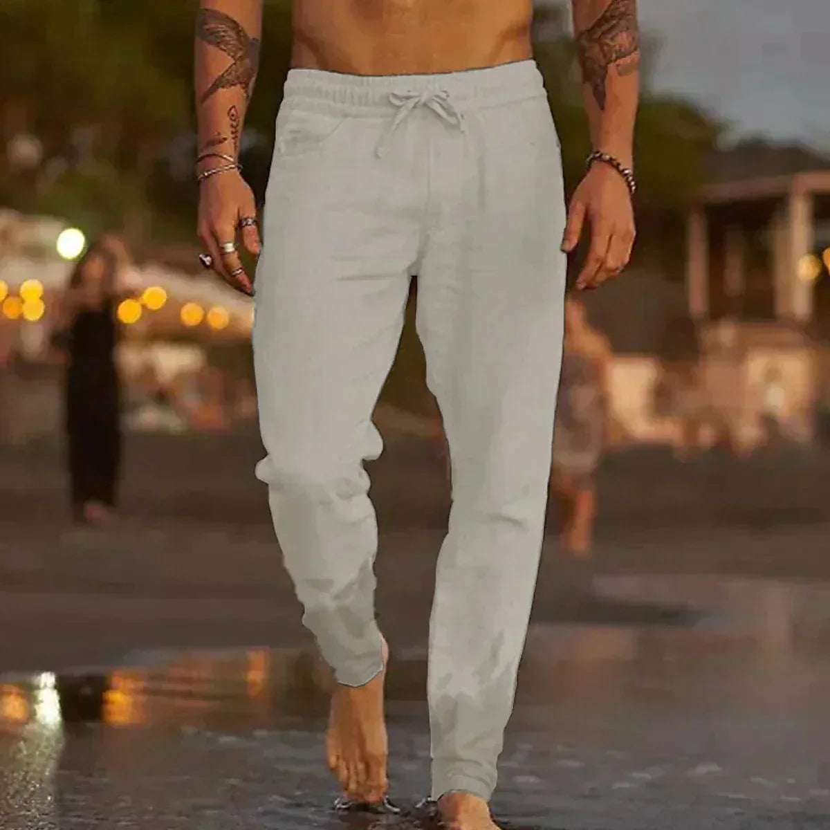 Pantaloni in Lino Lucian™ | Eleganza Casual per l’Estate
