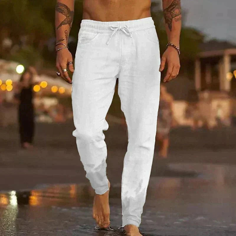 Pantaloni in Lino Lucian™ | Eleganza Casual per l’Estate