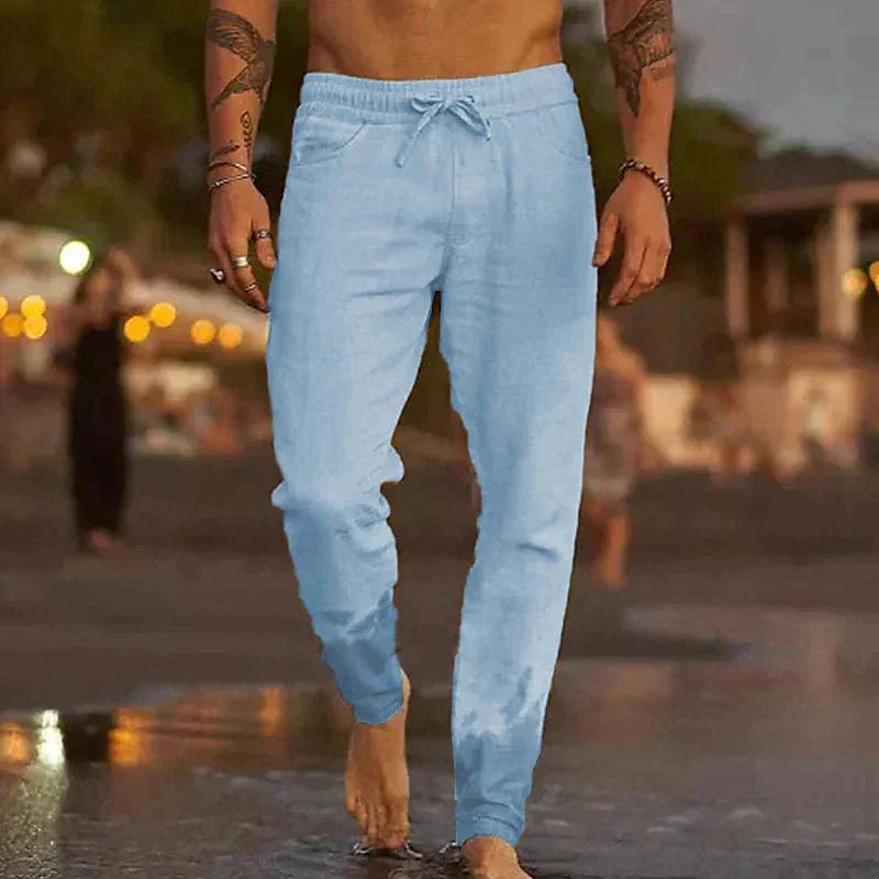 Pantaloni in Lino Lucian™ | Eleganza Casual per l’Estate