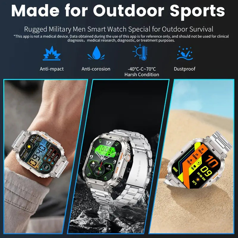 LIGE SMARTWATCH HD with wireless calls Sports Watch for Android and iOS