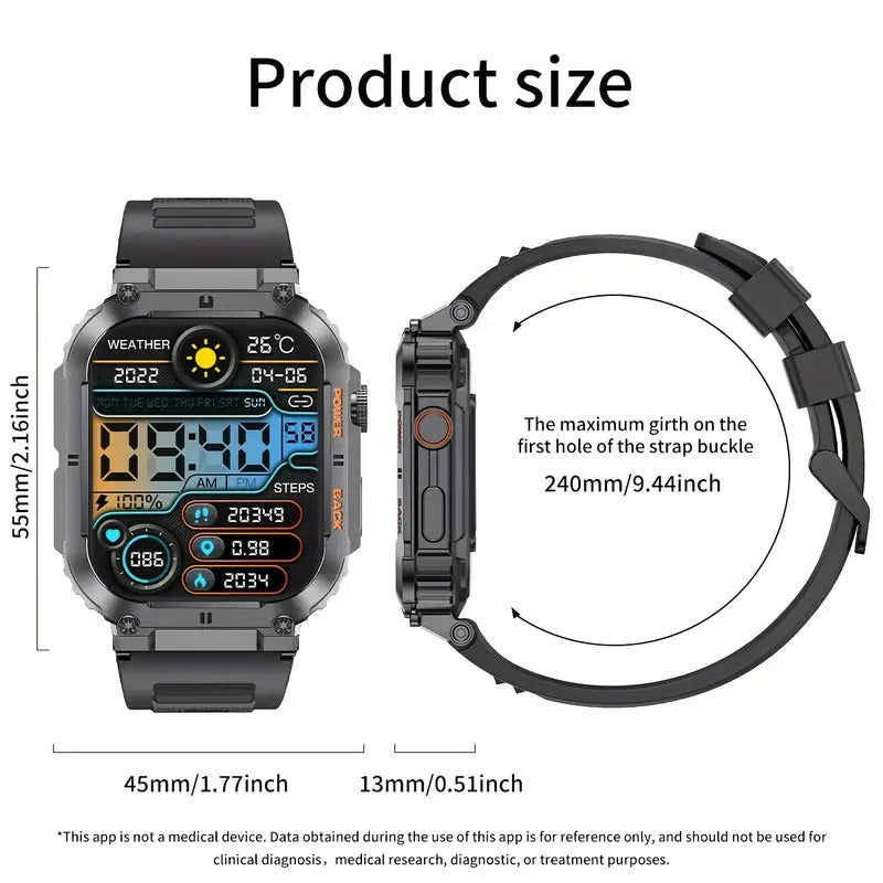 LIGE SMARTWATCH HD with wireless calls Sports Watch for Android and iOS