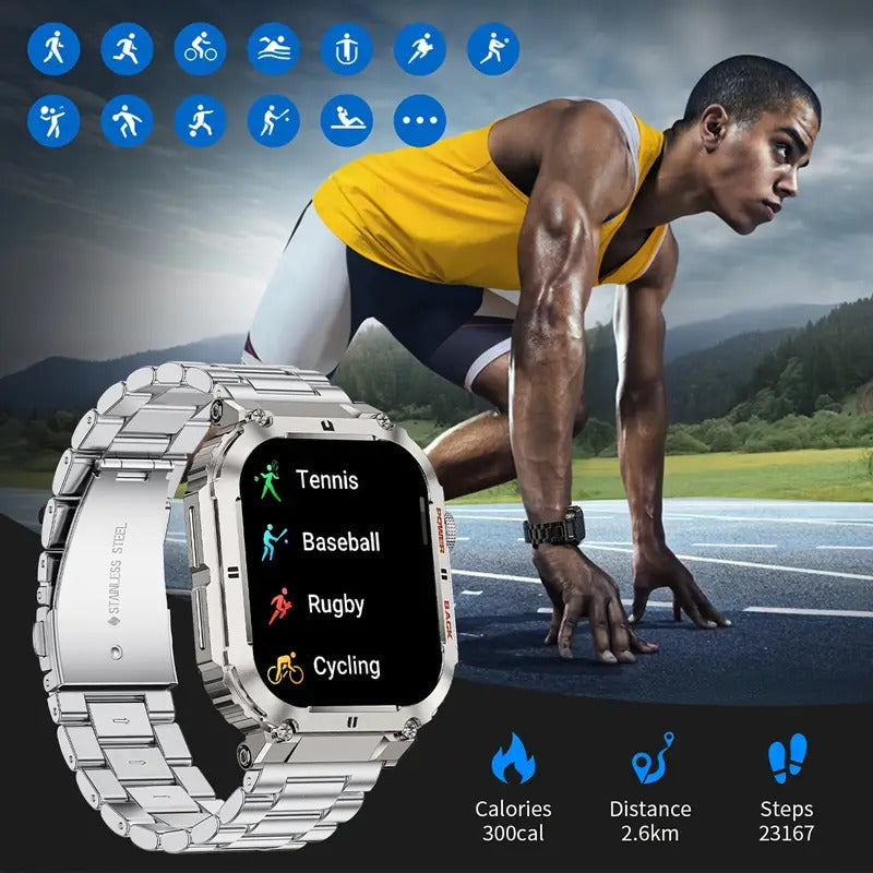 LIGE SMARTWATCH HD with wireless calls Sports Watch for Android and iOS