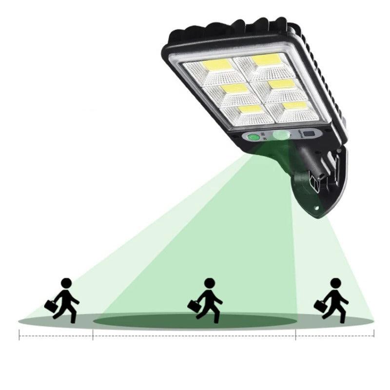 Lampada Solare LED da Esterno con Sensore di Movimento per Giardino e Garage