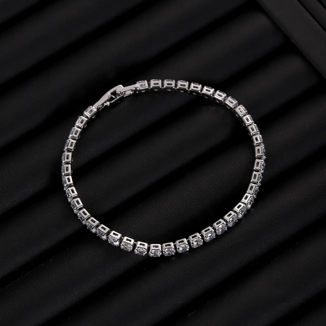 Bracciale Tennis in Argento 925™ | Con Zirconi