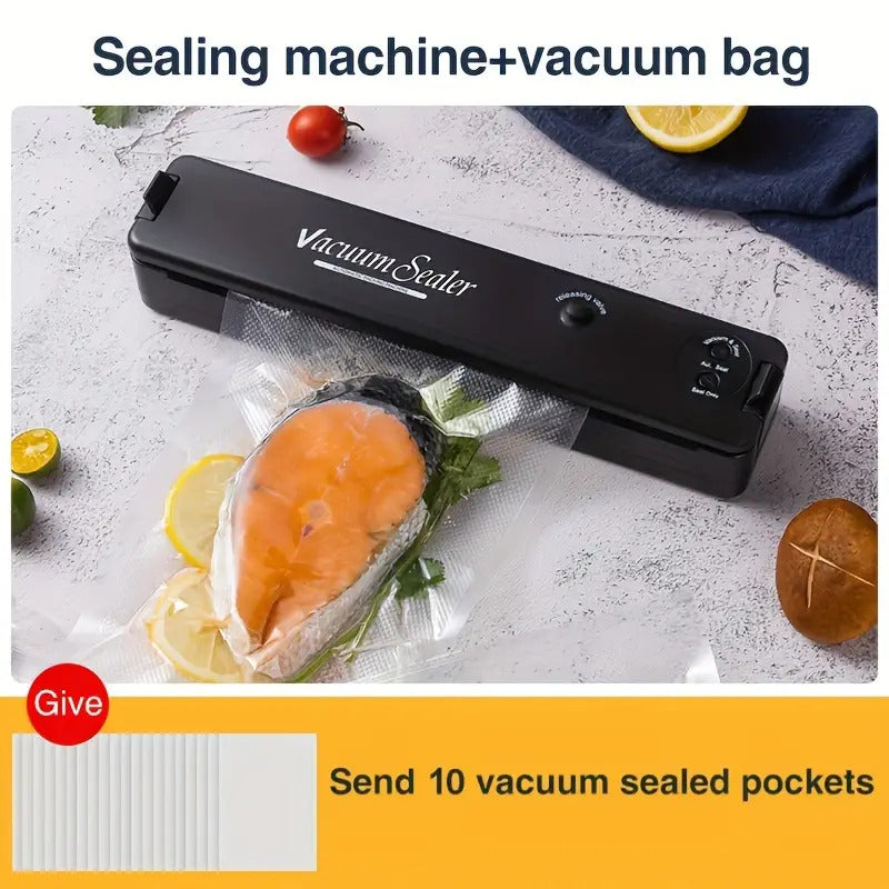 Automatic vacuum machine for food conservation