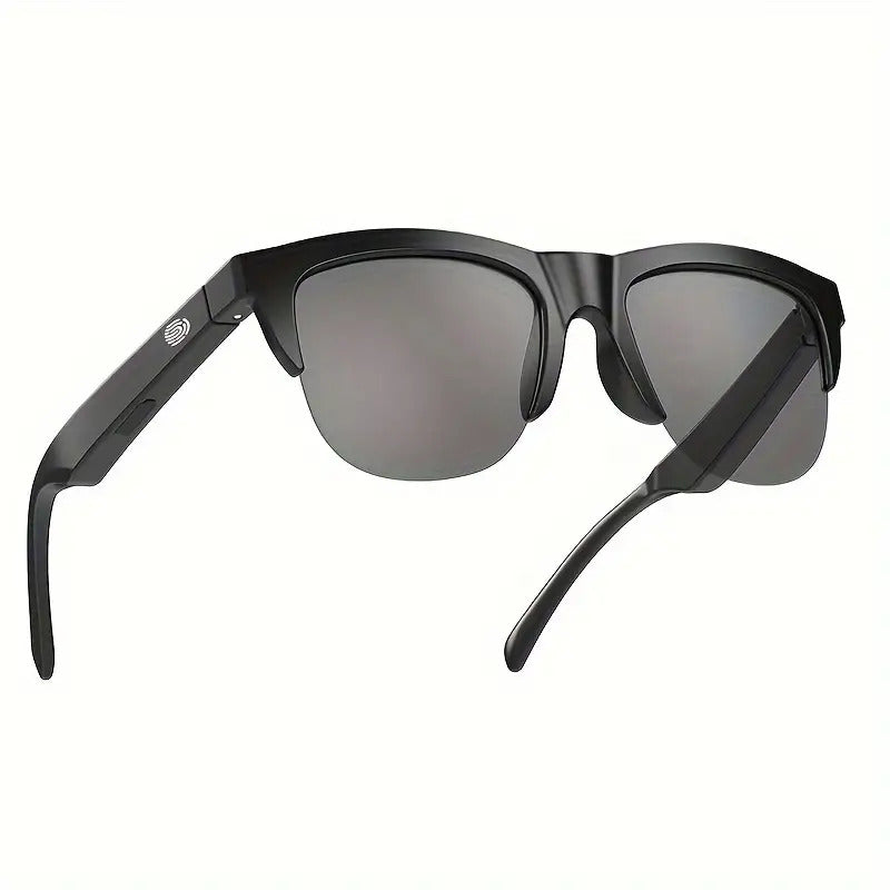 Wireless glasses for music and calls with polarized lenses