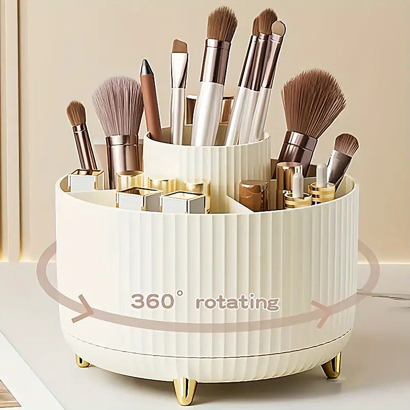 Organizzatore Trucco Rotante 360° Contenitore Cosmetico Multifunzionale