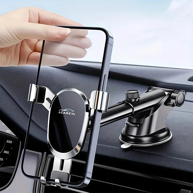 Cell phone holder for multifunctional cars with antivibration