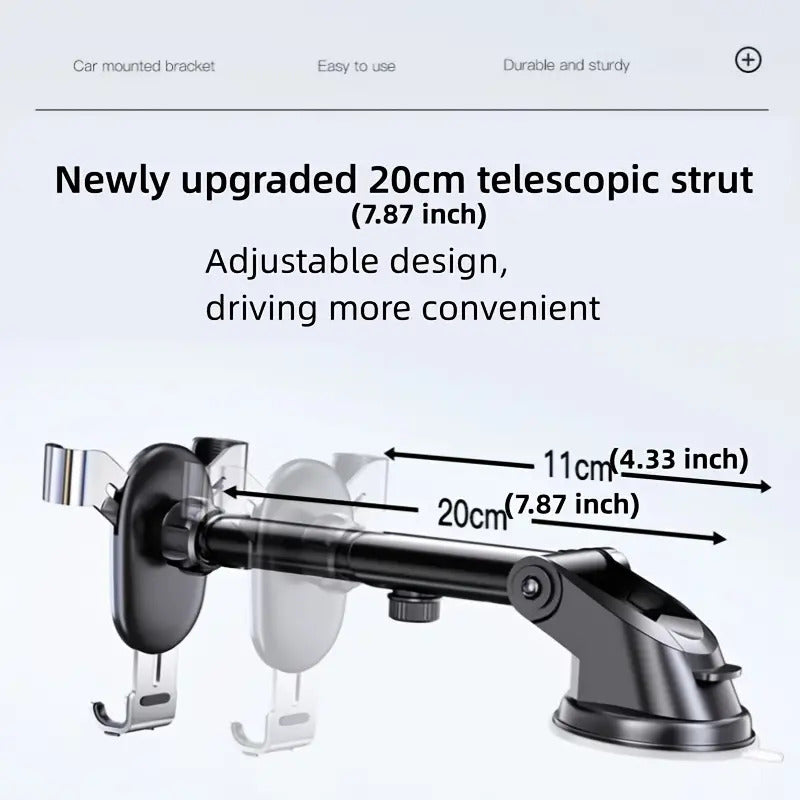 Cell phone holder for multifunctional cars with antivibration