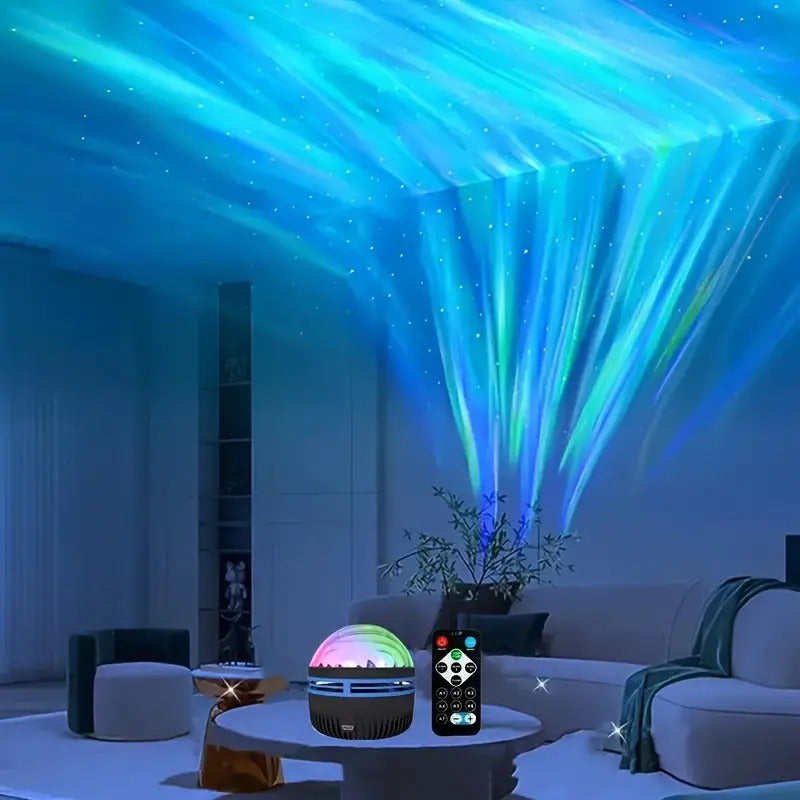 Multicolor LED lighting projector with remote control