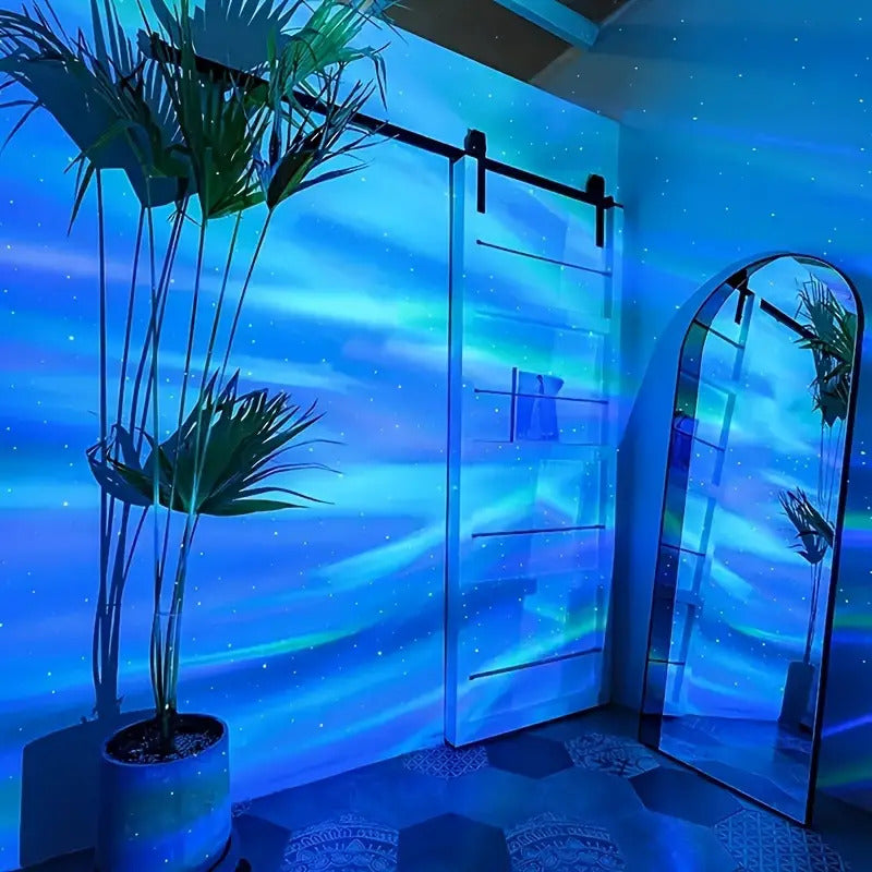 Multicolor LED lighting projector with remote control
