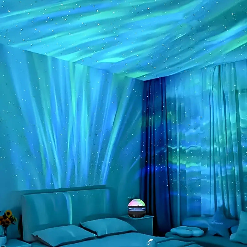 Multicolor LED lighting projector with remote control