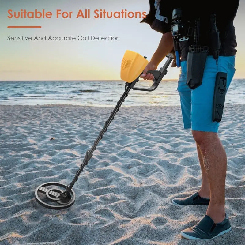 Waterproof metal detector with 20cm ring